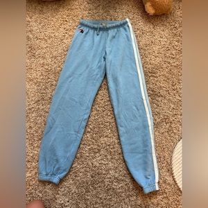 Blue Aviator Nation sweatpants